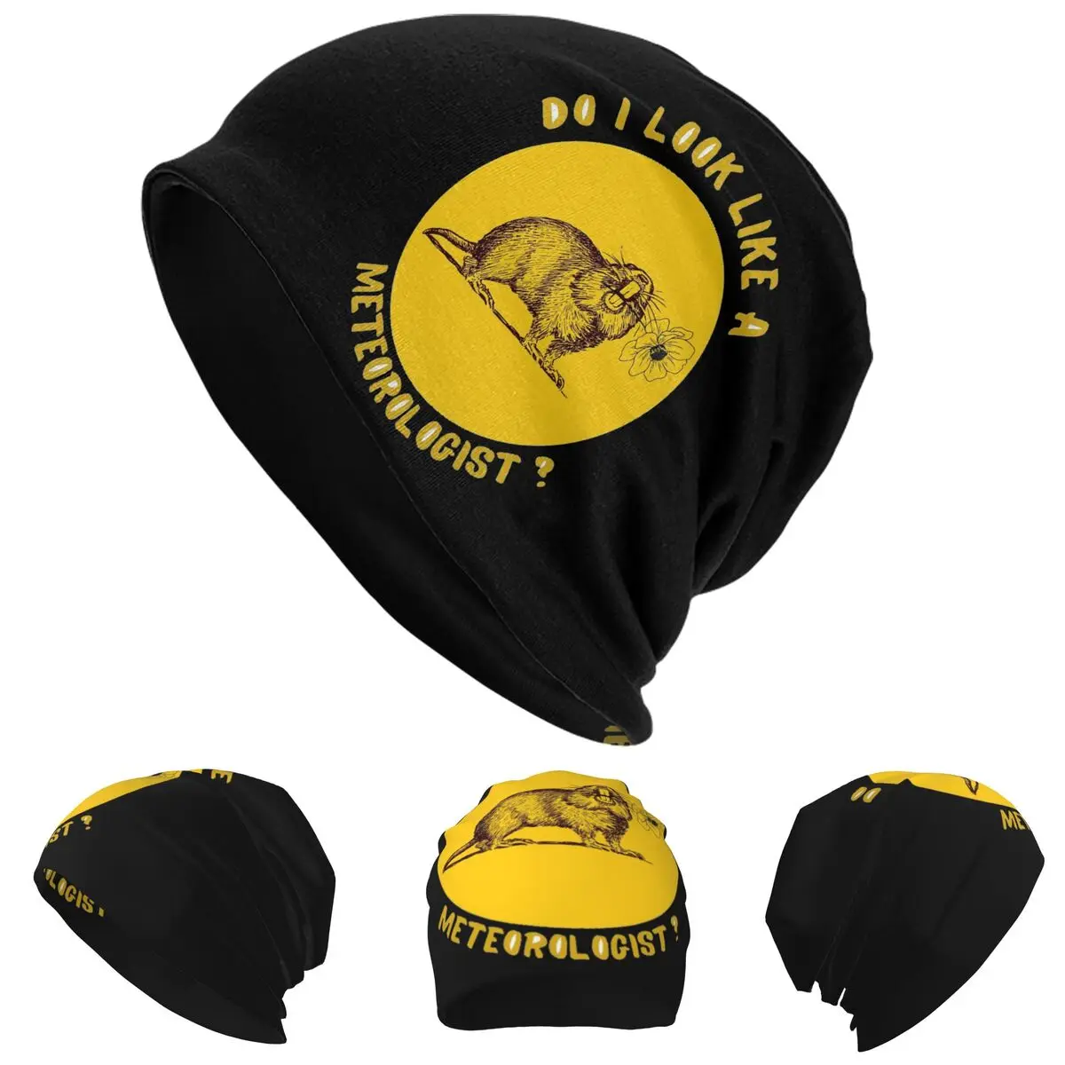 Do I Look Like A Meteorologist Groundhog Day Skullies Beanies Hats Warm Autumn Winter Cap Knitted Bonnet Caps for Men Women
Do I Look Like A Meteorologist Groundhog Day Skullies Beanies Hats Warm Autumn Winter Cap Knitted Bonnet Caps for Men Women