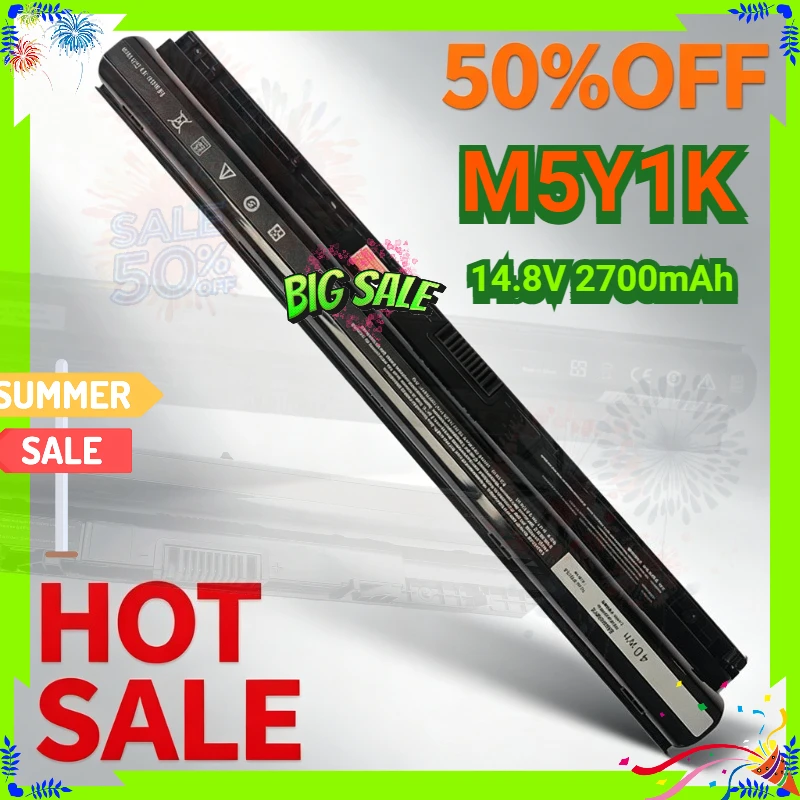 M5Y1K 14.8V 40Wh Replacement Laptop Battery for DELL Inspiron 14 3451 5451 15 3567 5555 17 5756 for DELL Vostro 3558 3458 3551
M5Y1K 14.8V 40Wh Replacement Laptop Battery for DELL Inspiron 14 3451 5451 15 3567 5555 17 5756 for DELL Vostro 3558 3458 3551