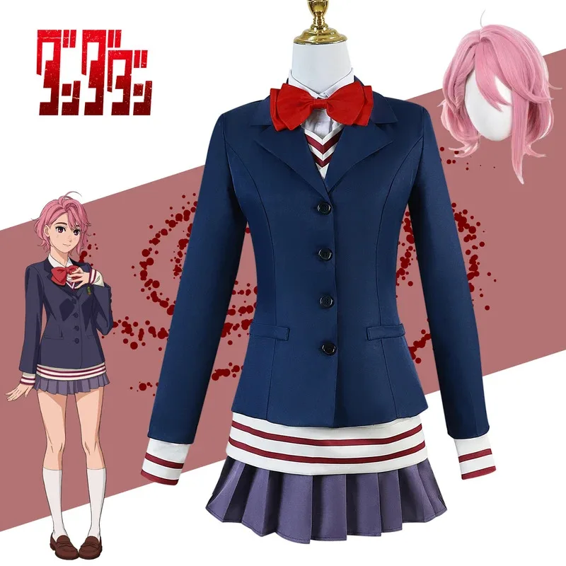 Aira Shiratori Cosplay Costume Wig Anime Dandadan School JK Uniform Dress Skirt Stockings Momo Ayase Halloween Party Girls Women
Aira Shiratori Cosplay Costume Wig Anime Dandadan School JK Uniform Dress Skirt Stockings Momo Ayase Halloween Party Girls Women
