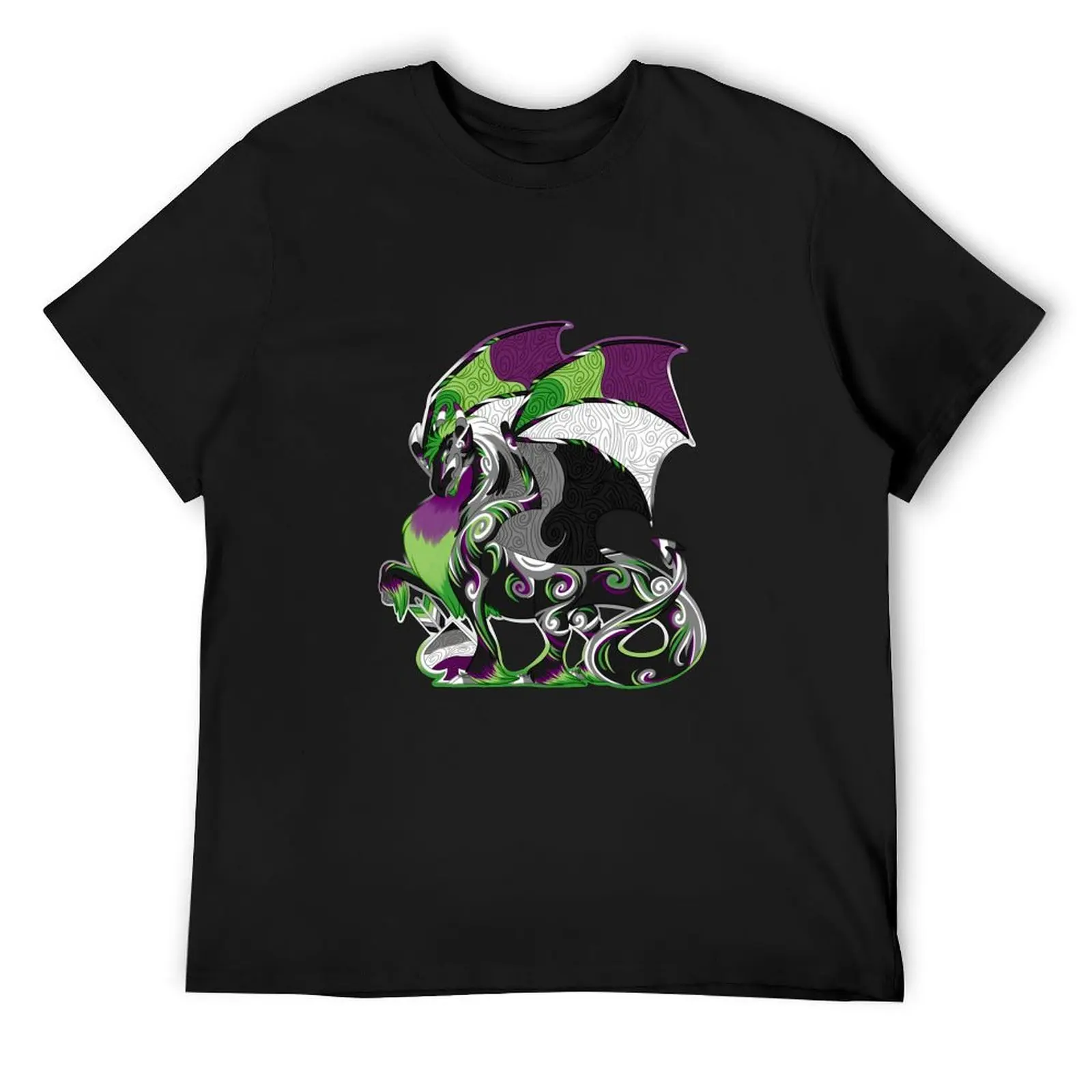 Aro Ace Pride Dragon T-Shirt funny gifts customs Short sleeve tee anime shirts men
Aro Ace Pride Dragon T-Shirt funny gifts customs Short sleeve tee anime shirts men