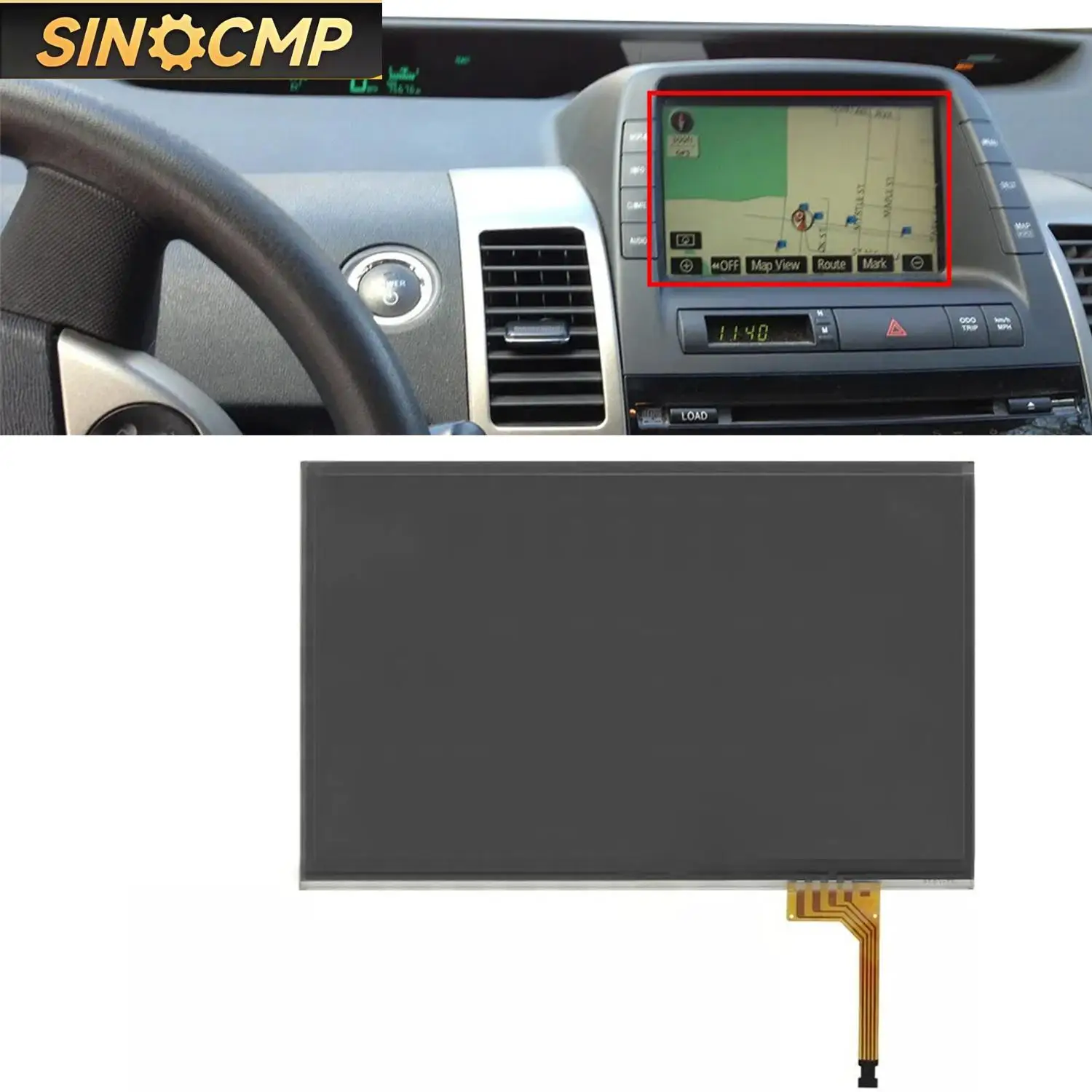 LTA070B510F LTA070B511F Touch Screen Digitizer For Toyota Prius Hybrid Sedan 2004-2009 Interior 7.3" Gauges Dash Panels 1Pc
LTA070B510F LTA070B511F Touch Screen Digitizer For Toyota Prius Hybrid Sedan 2004-2009 Interior 7.3" Gauges Dash Panels 1Pc