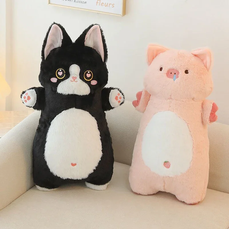 40~65cm Big Eyes Black Cat Doll Plush Toy Stuffed Standing Grey Black Brown Siamese Cats Plushie Peluche Birthday Gift
40~65cm Big Eyes Black Cat Doll Plush Toy Stuffed Standing Grey Black Brown Siamese Cats Plushie Peluche Birthday Gift