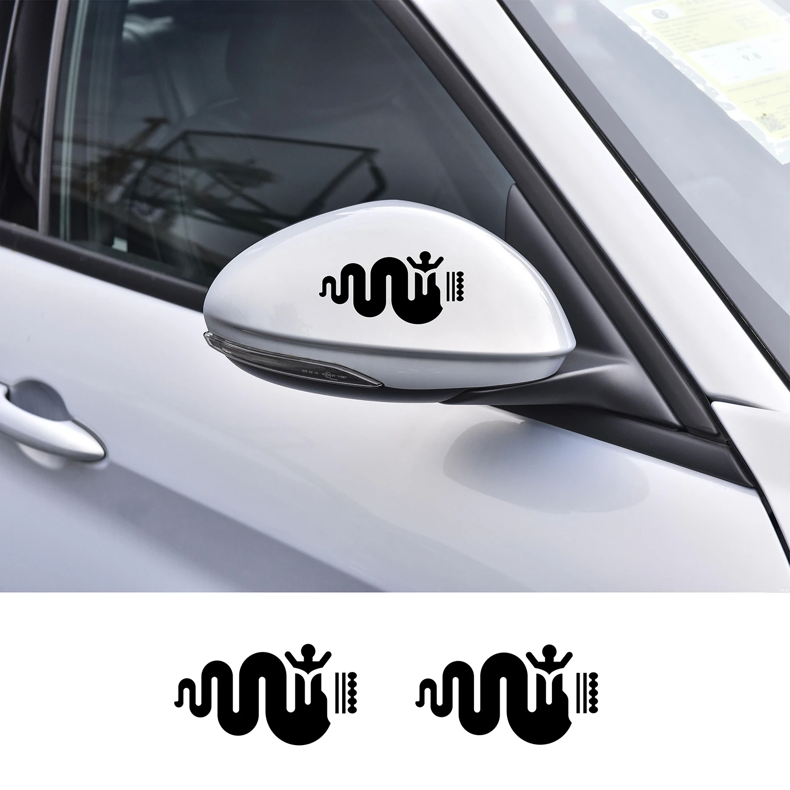 2pcs Snake Emblem Totem Car Sticker Rearview Mirror Creative Decoration Sticker decor Car Styling Vinyl Decal For All Cars
2pcs Snake Emblem Totem Car Sticker Rearview Mirror Creative Decoration Sticker decor Car Styling Vinyl Decal For All Cars