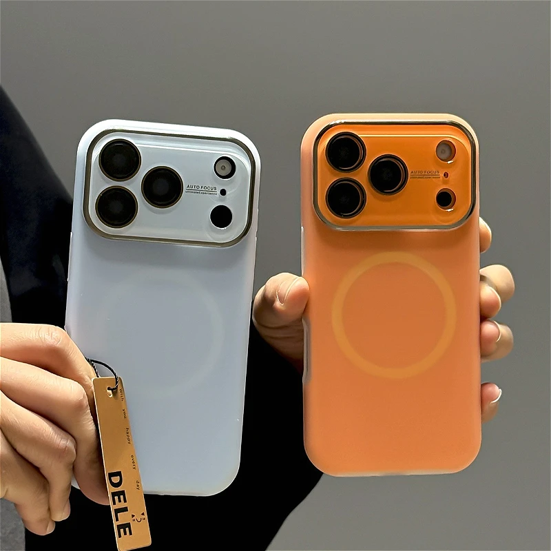 HOCE Large Window Lens Protector Magnetic For Magsafe Case For iPhone 17 16 15 14 Pro Max Candy Jelly Liquid Silicone Soft Cover
HOCE Large Window Lens Protector Magnetic For Magsafe Case For iPhone 17 16 15 14 Pro Max Candy Jelly Liquid Silicone Soft Cover