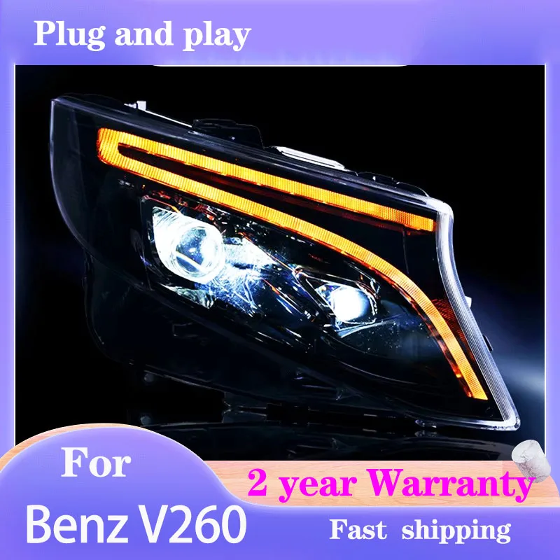 Car Styling for Benz V260 Headlight 2016-2017 Vito Head Light Mercedes-Benz DRL Turn Signal Low High Beam Projector Lens
Car Styling for Benz V260 Headlight 2016-2017 Vito Head Light Mercedes-Benz DRL Turn Signal Low High Beam Projector Lens