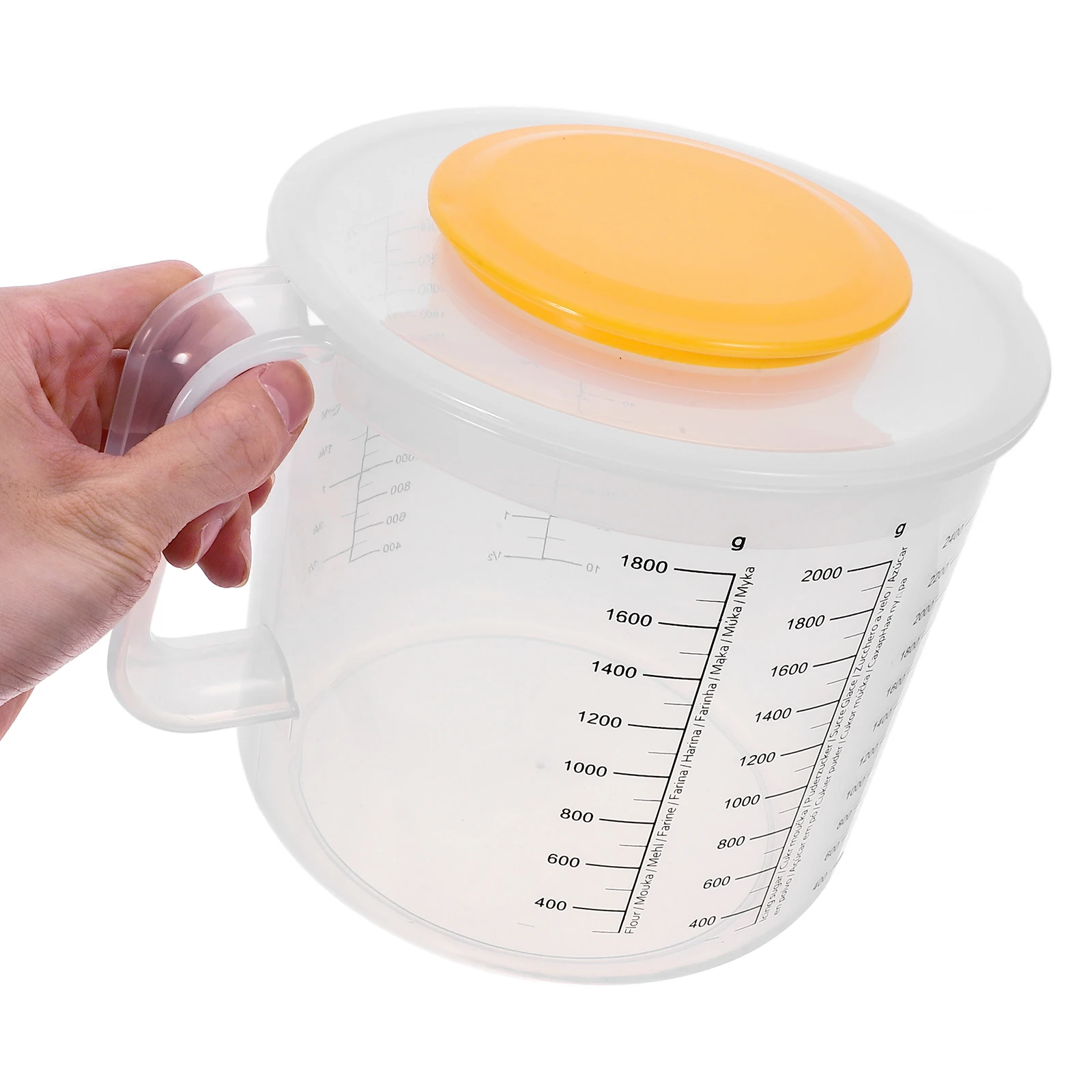 2500ml Measuring Mixing Bowl Set Measuring Cup Scale Plastic Kitchen Baking Mixing Bowl Tool Storage Container
2500ml Measuring Mixing Bowl Set Measuring Cup Scale Plastic Kitchen Baking Mixing Bowl Tool Storage Container
