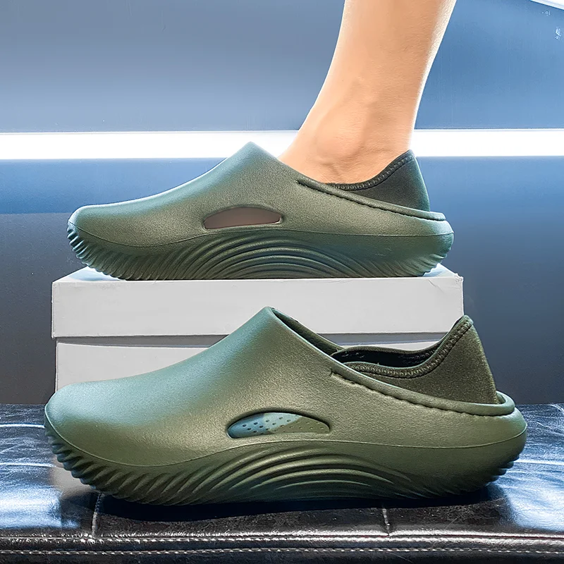 Trendy Thick Sole Men Summer Slides, Soft Cushioned Sole, Fashion Outdoor Casual Beach Leisure Footwear
Trendy Thick Sole Men Summer Slides, Soft Cushioned Sole, Fashion Outdoor Casual Beach Leisure Footwear