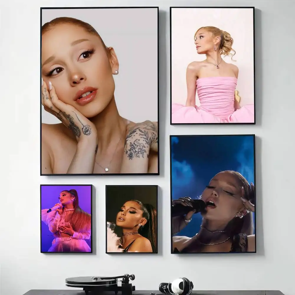 Hot Singer A-Ariana G-Grande Poster HD Quality Wall Art Retro Posters For Home Room Wall Decor Self Adhesive
Hot Singer A-Ariana G-Grande Poster HD Quality Wall Art Retro Posters For Home Room Wall Decor Self Adhesive