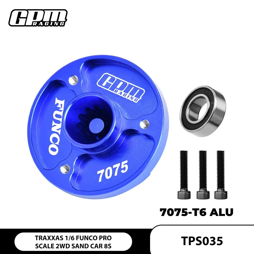 GPM 7075 Aluminum Fixed Spur Gear Mount For TRAXXAS 1/6 Funco Pro 2WD Sand 8S RC Parts 10988
GPM 7075 Aluminum Fixed Spur Gear Mount For TRAXXAS 1/6 Funco Pro 2WD Sand 8S RC Parts 10988