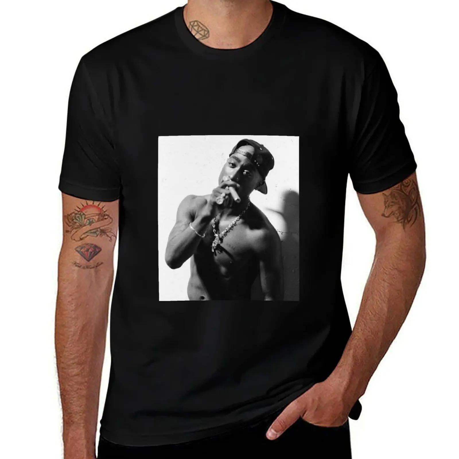 Tupac Shakur BW T-Shirt new edition funny shirt cotton summer clothes outfits for men
Tupac Shakur BW T-Shirt new edition funny shirt cotton summer clothes outfits for men