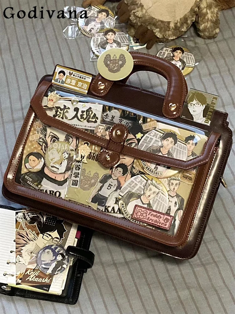 2D Academy Style Japanese Original Lolita Ita-Bag Campus Crossbody Bag Large Capacity Versatile Commuting Backpack for Women
2D Academy Style Japanese Original Lolita Ita-Bag Campus Crossbody Bag Large Capacity Versatile Commuting Backpack for Women