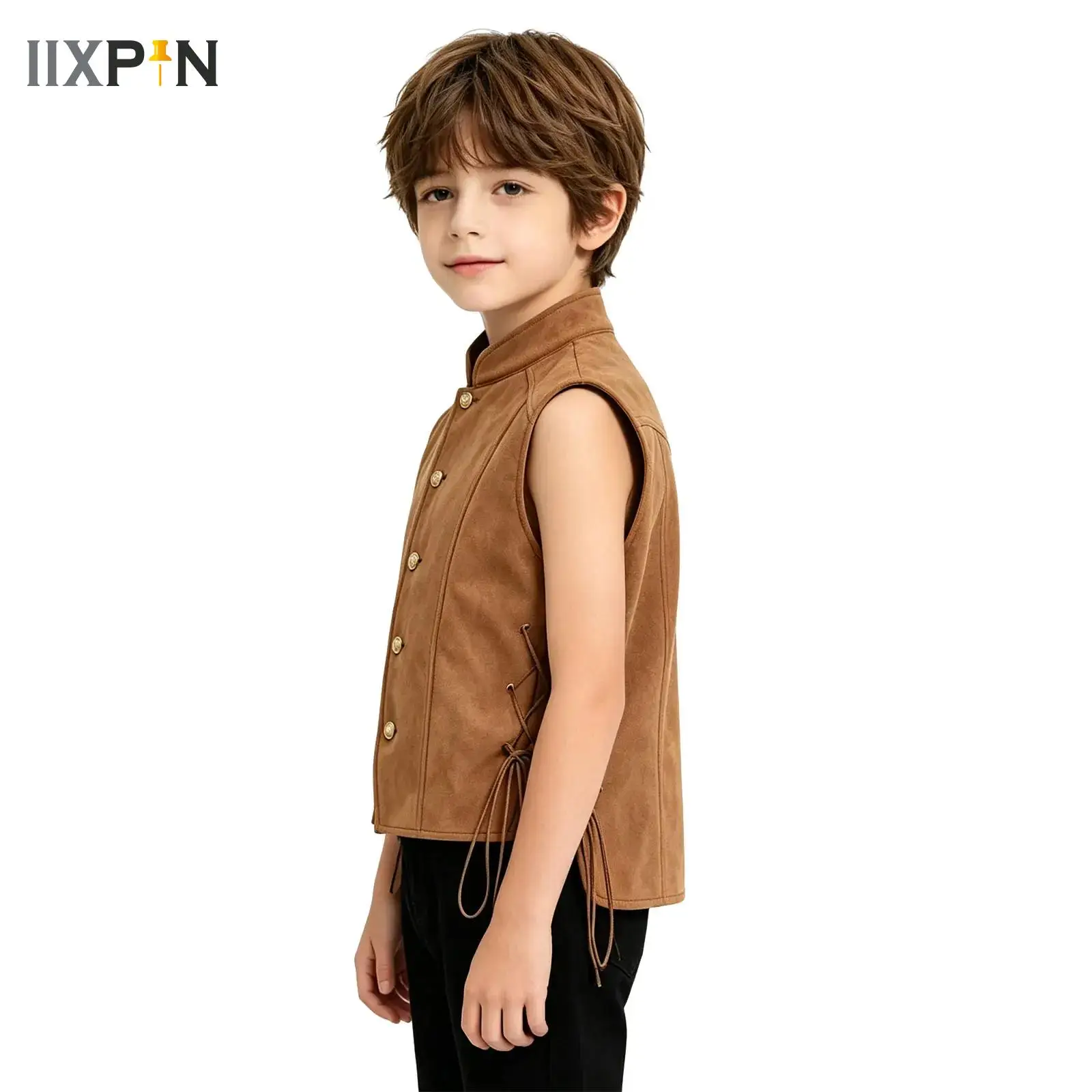Big Boys Pirate Costumes Halloween Carnival Party Medieval Renaissance Vest Gothic Steampunk Lace Up Waistcoat Tops Coat
Big Boys Pirate Costumes Halloween Carnival Party Medieval Renaissance Vest Gothic Steampunk Lace Up Waistcoat Tops Coat