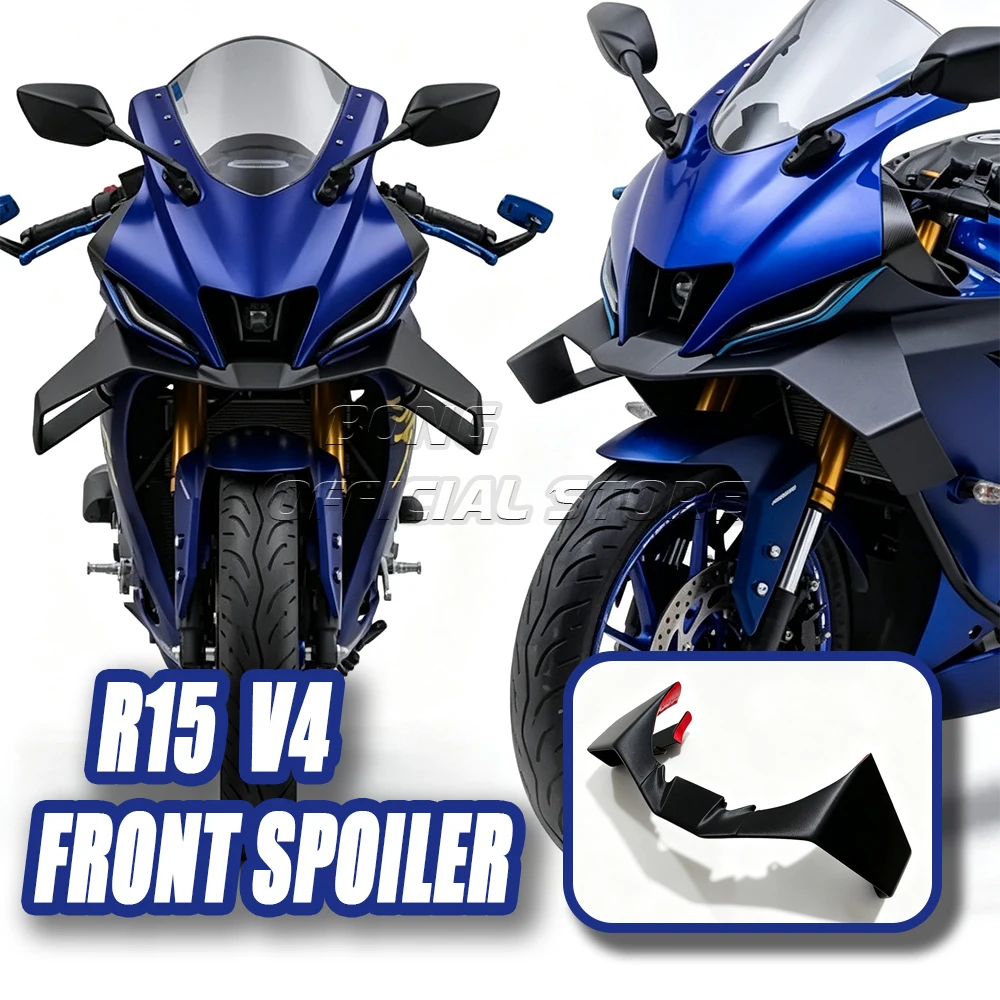 For YAMAHA R15 GP WING Front spoiler Lower spoiler lower lip DOWNFORCE NAKED FRONTAL SPOILERS R15 V4 R15M 2026 2025 2023 2024
For YAMAHA R15 GP WING Front spoiler Lower spoiler lower lip DOWNFORCE NAKED FRONTAL SPOILERS R15 V4 R15M 2026 2025 2023 2024