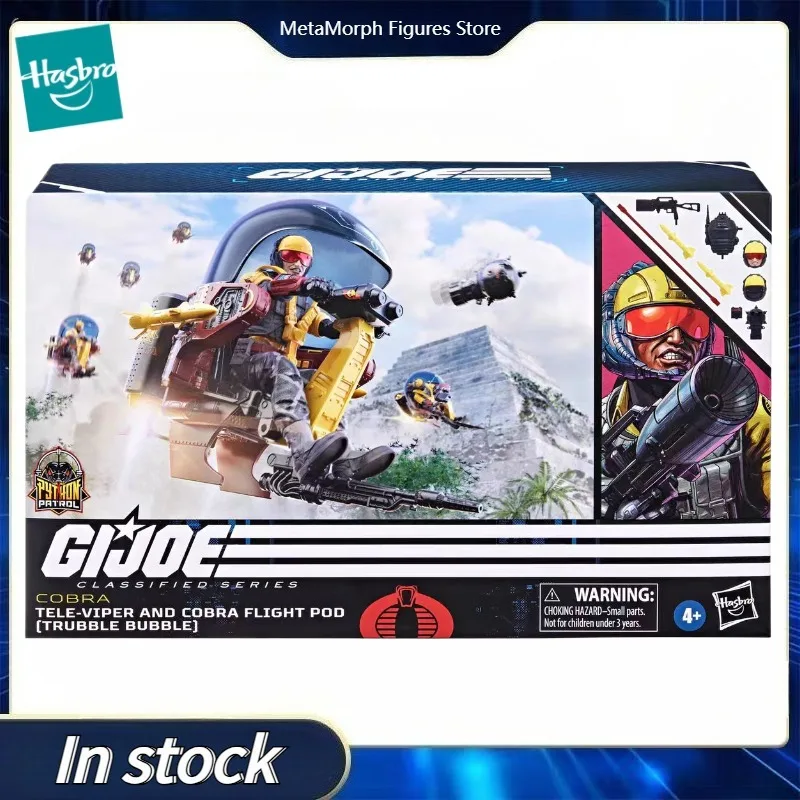 Оригинальный Хасбро Г.И. Joe Classified Series 098 Tele Viper Cobra Flight Pod Trubble Bubble Фигурка Модель Коллекция игрушек
Оригинальный Хасбро Г.И. Joe Classified Series 098 Tele Viper Cobra Flight Pod Trubble Bubble Фигурка Модель Коллекция игрушек