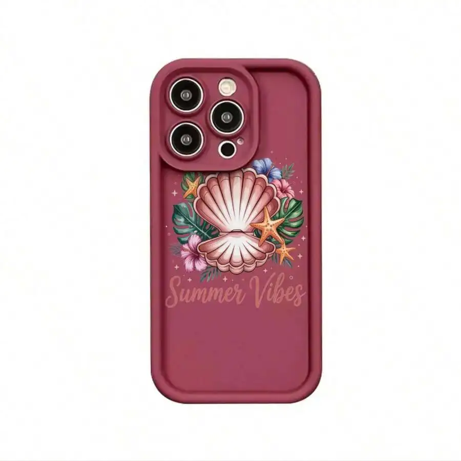 Summer Vibes Seashell Hibiscus Starfish Pattern Phone Case Matte Silicone For iPhone 15 14 13 12 11 Pro Max Galaxy S24 S23
Summer Vibes Seashell Hibiscus Starfish Pattern Phone Case Matte Silicone For iPhone 15 14 13 12 11 Pro Max Galaxy S24 S23