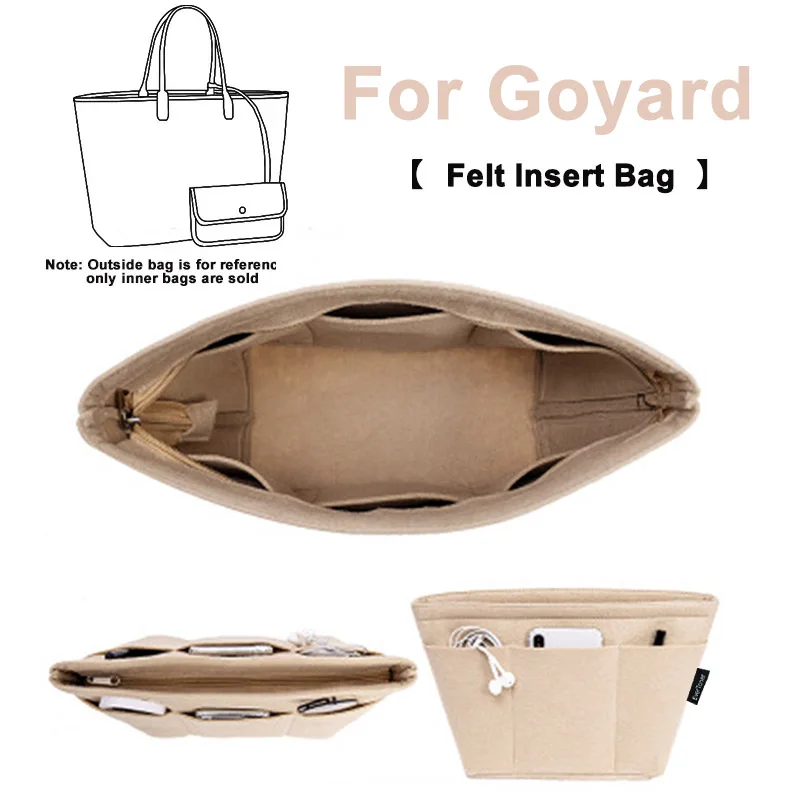 EverToner фетровая сумка-органайзер для Goyard Tote, сумка для макияжа, дорожная внутренняя сумочка, женские портативные косметички
EverToner фетровая сумка-органайзер для Goyard Tote, сумка для макияжа, дорожная внутренняя сумочка, женские портативные косметички