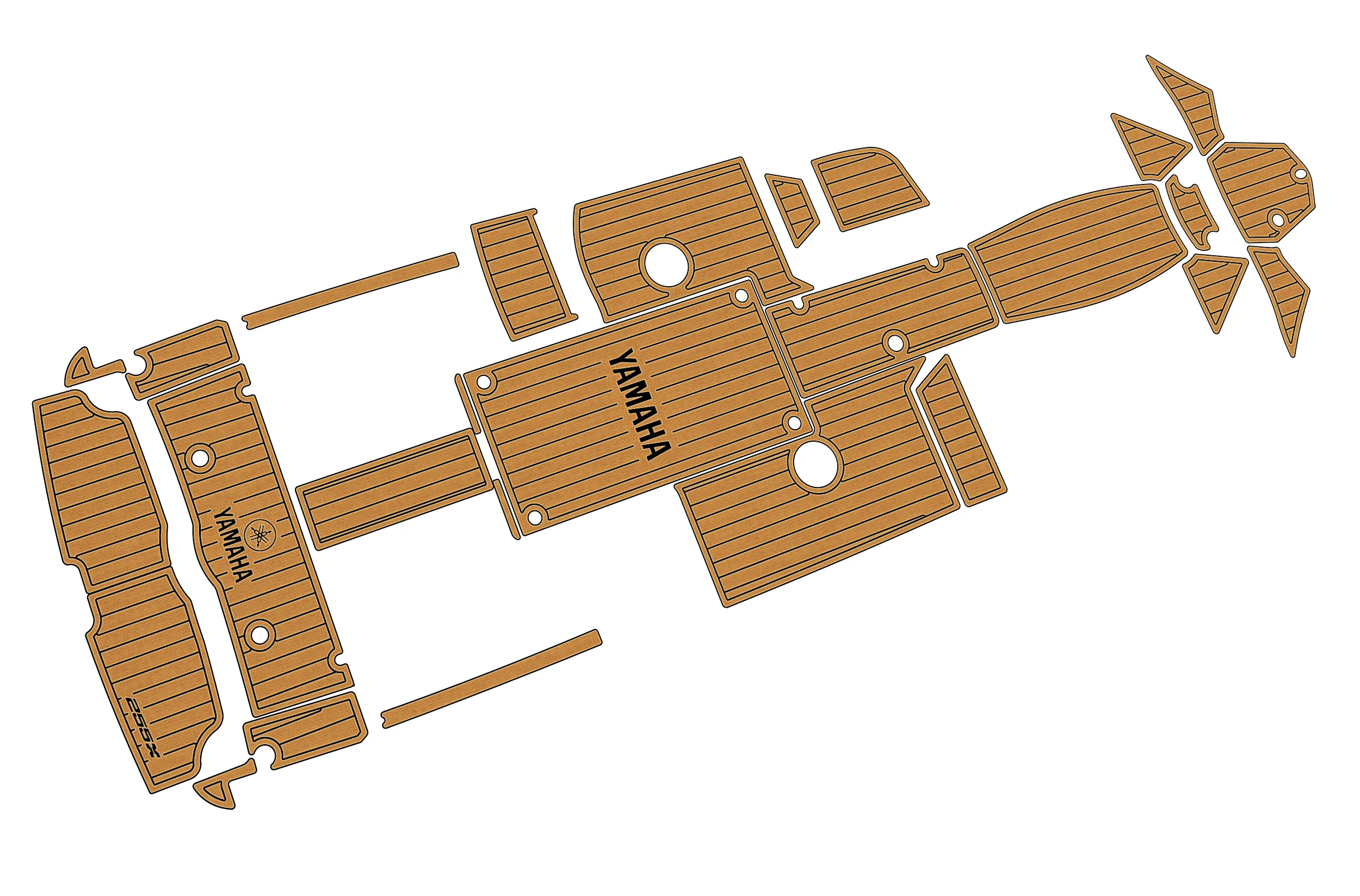 2021-2023 Yamaha 255 XE 1/4" 6mm EVA foam Non-Slip PVC Teak Decking marine Mat seadek aqua carpet Marine Floor
2021-2023 Yamaha 255 XE 1/4" 6mm EVA foam Non-Slip PVC Teak Decking marine Mat seadek aqua carpet Marine Floor