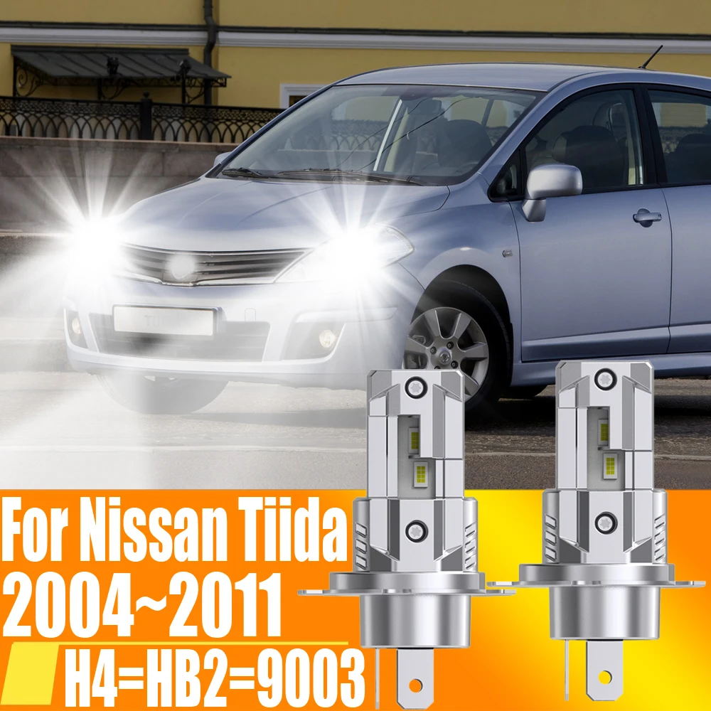 2x H4 HB2 9003 Led Headlight Canbus No Error Car Bulb High Power White Fog Light Diode Lamp 12v 55w For Nissan Tiida 2004~2011
2x H4 HB2 9003 Led Headlight Canbus No Error Car Bulb High Power White Fog Light Diode Lamp 12v 55w For Nissan Tiida 2004~2011