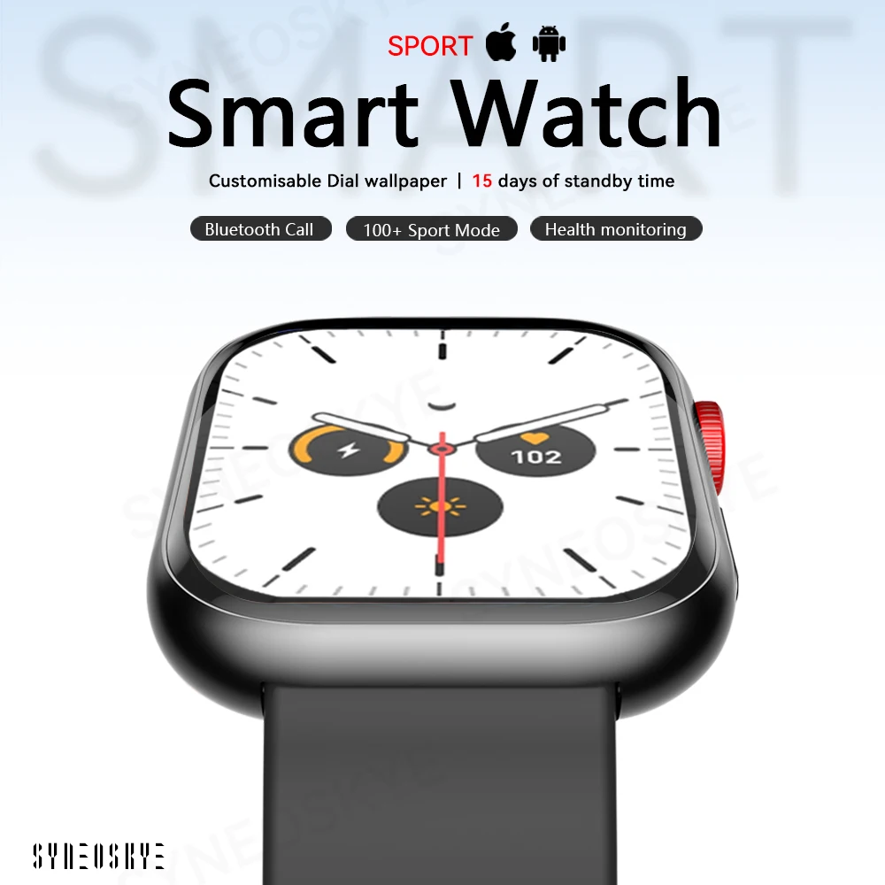 SYNEOSKYE New Smart Watch Touch Screen Bluetooth Call Smartwatch For Men Women Blood Oxygen Pressure Monitoring
SYNEOSKYE New Smart Watch Touch Screen Bluetooth Call Smartwatch For Men Women Blood Oxygen Pressure Monitoring