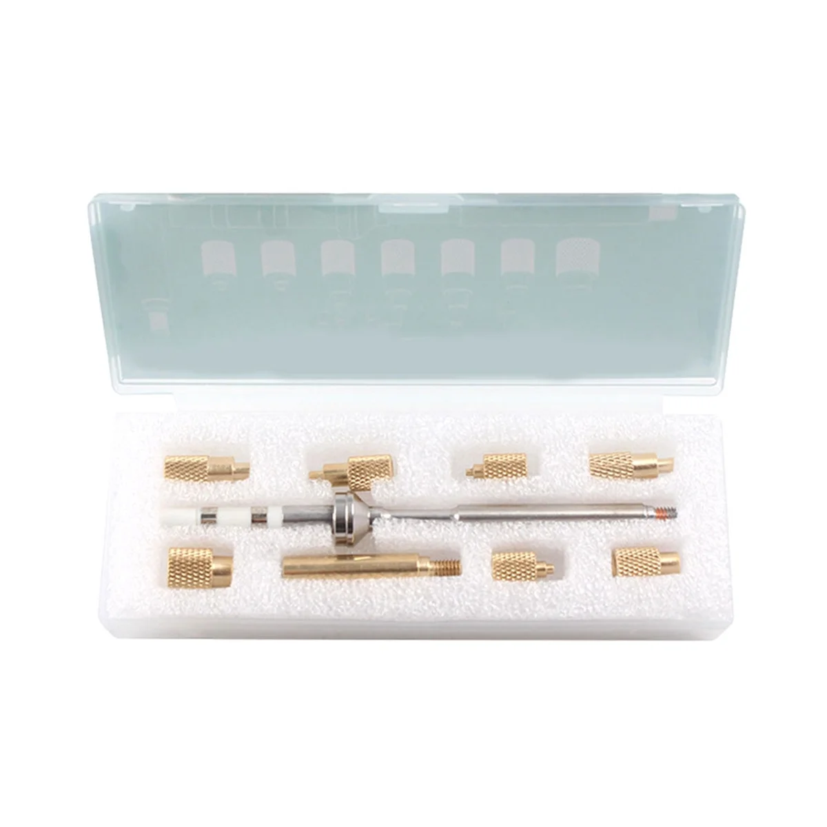 HOT Heat Set Insert Tool M2-M8 Hot Melt Brass Knurled Nut Embedded Insertion Tip Press Adapter936 TS100 TS101 Soldering Iron
HOT Heat Set Insert Tool M2-M8 Hot Melt Brass Knurled Nut Embedded Insertion Tip Press Adapter936 TS100 TS101 Soldering Iron