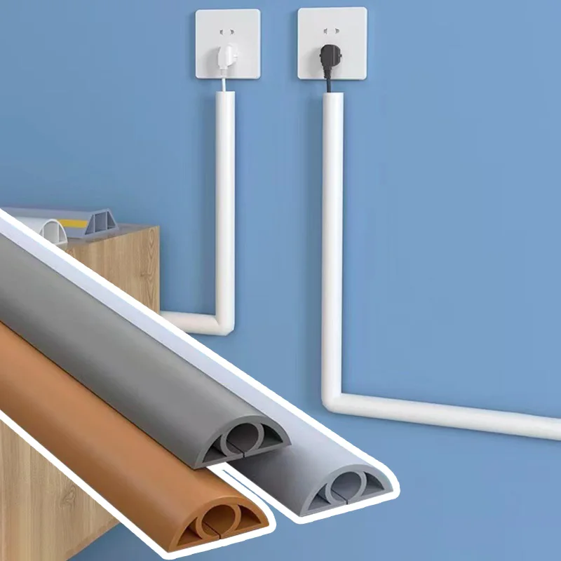 2M Floor Cable Cover PVC Cord Protector Self-Adhesive Power Cable Protector Extension Electric Wire Duct Slot Cable Manage
2M Floor Cable Cover PVC Cord Protector Self-Adhesive Power Cable Protector Extension Electric Wire Duct Slot Cable Manage