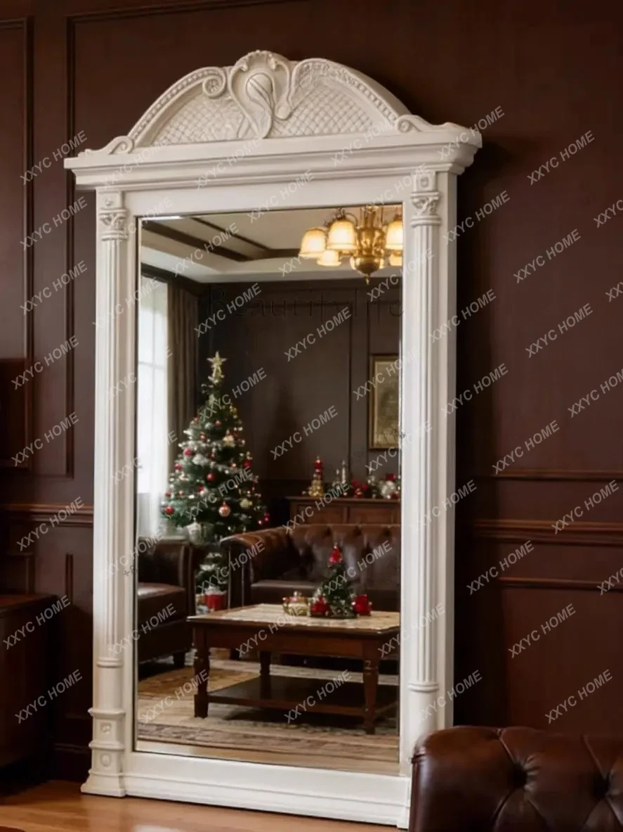 retro full-body mirror medium and ancient style home entry floor-to-ceiling full-length mirror light luxury
retro full-body mirror medium and ancient style home entry floor-to-ceiling full-length mirror light luxury