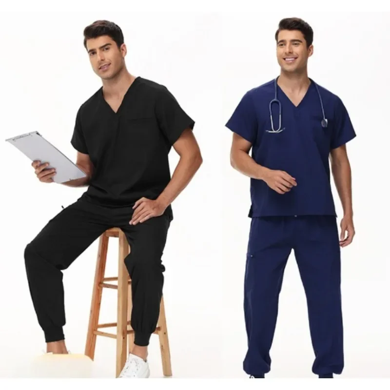 Men's Short Sleeve Nurse Uniforms Oral Hospital Staff Scrub Suits Men's Doctor Sets
Men's Short Sleeve Nurse Uniforms Oral Hospital Staff Scrub Suits Men's Doctor Sets