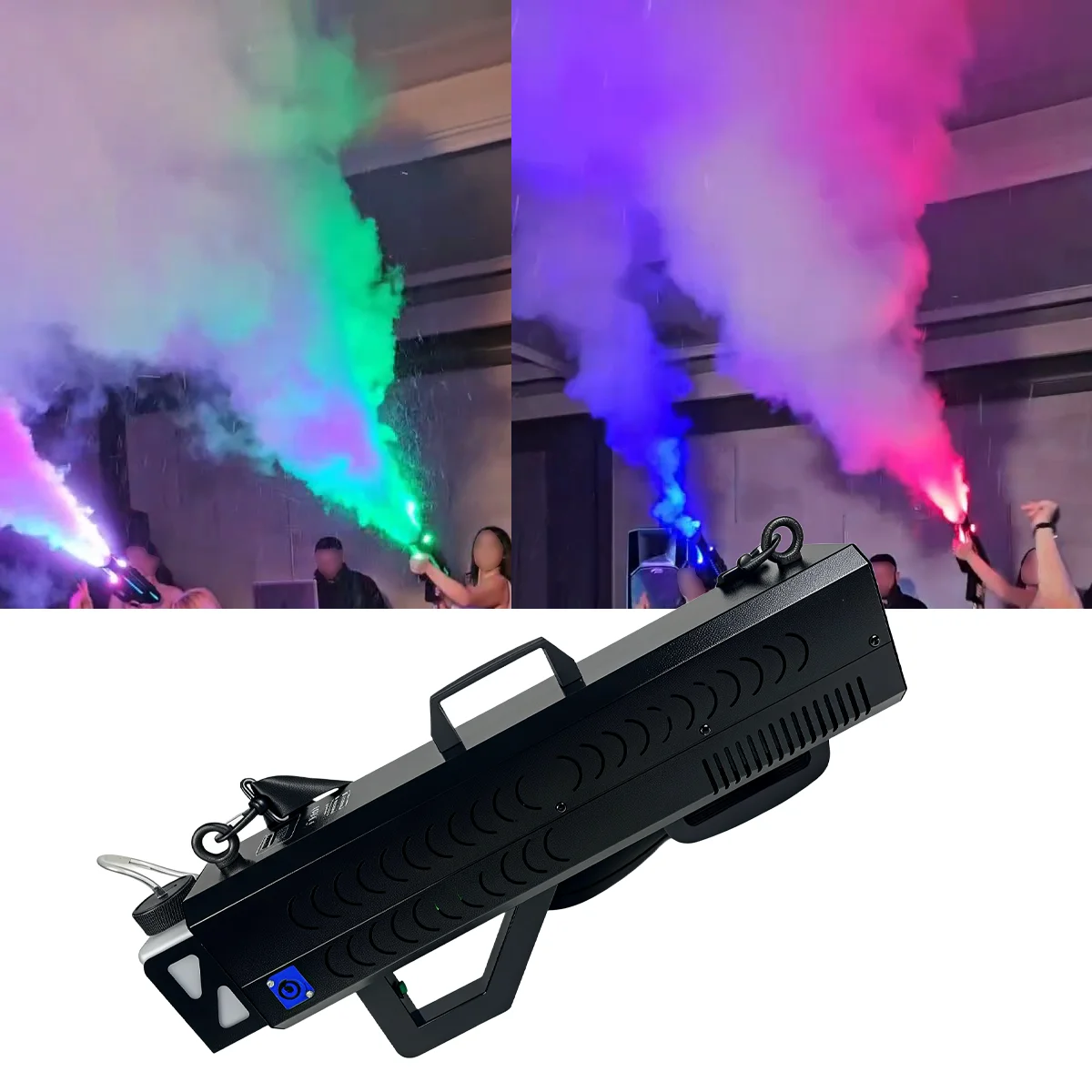 Handheld Smoke Gun 1500W Portable RGB LED Fog Spray Gun Manual Control Stage Special Effect for DJ Disco Party Events
Handheld Smoke Gun 1500W Portable RGB LED Fog Spray Gun Manual Control Stage Special Effect for DJ Disco Party Events