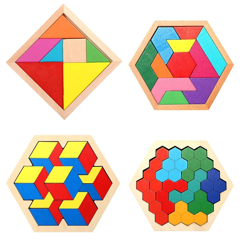 Wooden Tangram Puzzle Brain Teasers 3D Logic IQ Game Geometric Blocks Montessori Educational Toys Gifts For Kids & Adults
Wooden Tangram Puzzle Brain Teasers 3D Logic IQ Game Geometric Blocks Montessori Educational Toys Gifts For Kids & Adults