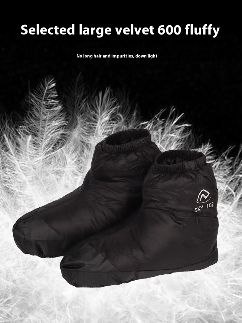 Lohascamping Winter warm down foot cover waterproof indoor anti slip foot cover outdoor men's and women's white duck down socks
Lohascamping Winter warm down foot cover waterproof indoor anti slip foot cover outdoor men's and women's white duck down socks
