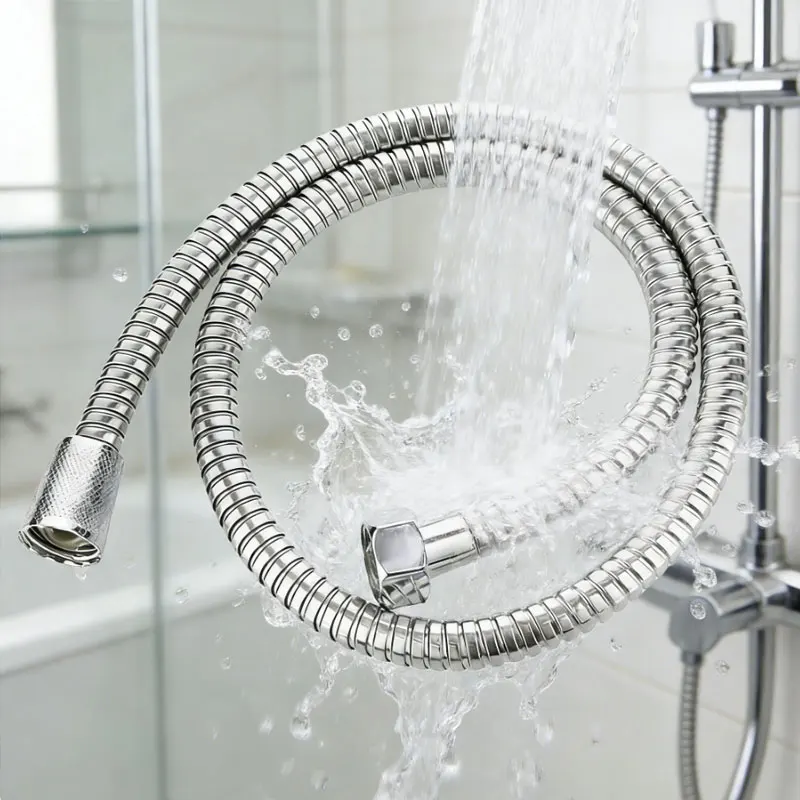 1.5m/2m Shower Hose Stainless Steel Shower Tube Anti-Kink Leak-Proof High Pressure Resistance Easy DIY Replacement Shower Hose
1.5m/2m Shower Hose Stainless Steel Shower Tube Anti-Kink Leak-Proof High Pressure Resistance Easy DIY Replacement Shower Hose