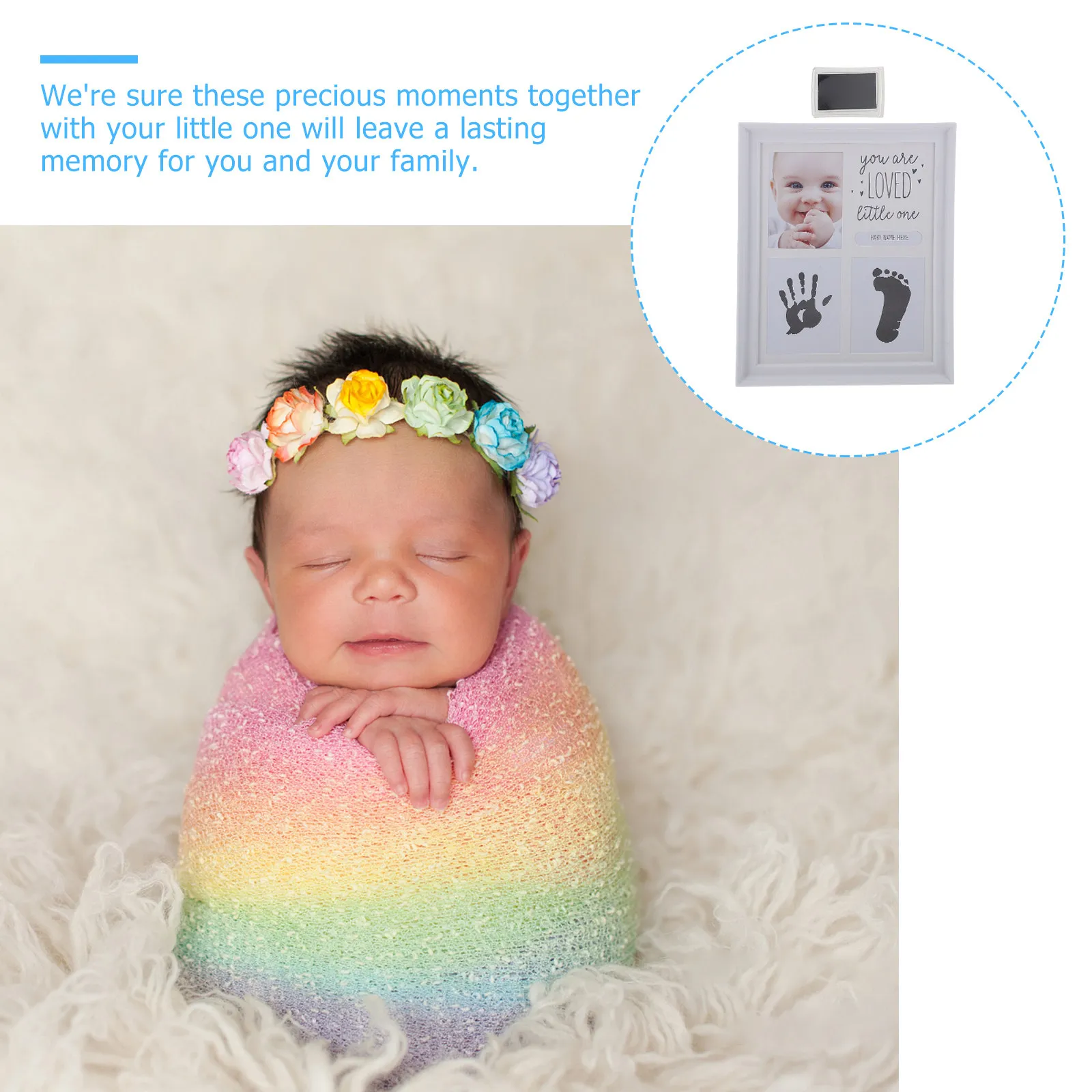 1Set Baby Hand and Footprint Ink Pad Frame Newborn Keepsake Photo Frame Baby Shower Gift Infant Handprint Footprint Kit Baptism
1Set Baby Hand and Footprint Ink Pad Frame Newborn Keepsake Photo Frame Baby Shower Gift Infant Handprint Footprint Kit Baptism