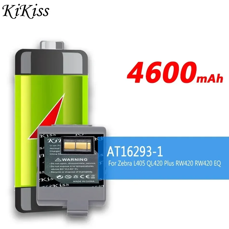 Printer Battery Durable 4600mAh AT16293-1 QL420 For Zebra L405 QL420 Plus RW420 RW420 EQ AK17463-005 CT17102-2 Reliable Power
Printer Battery Durable 4600mAh AT16293-1 QL420 For Zebra L405 QL420 Plus RW420 RW420 EQ AK17463-005 CT17102-2 Reliable Power