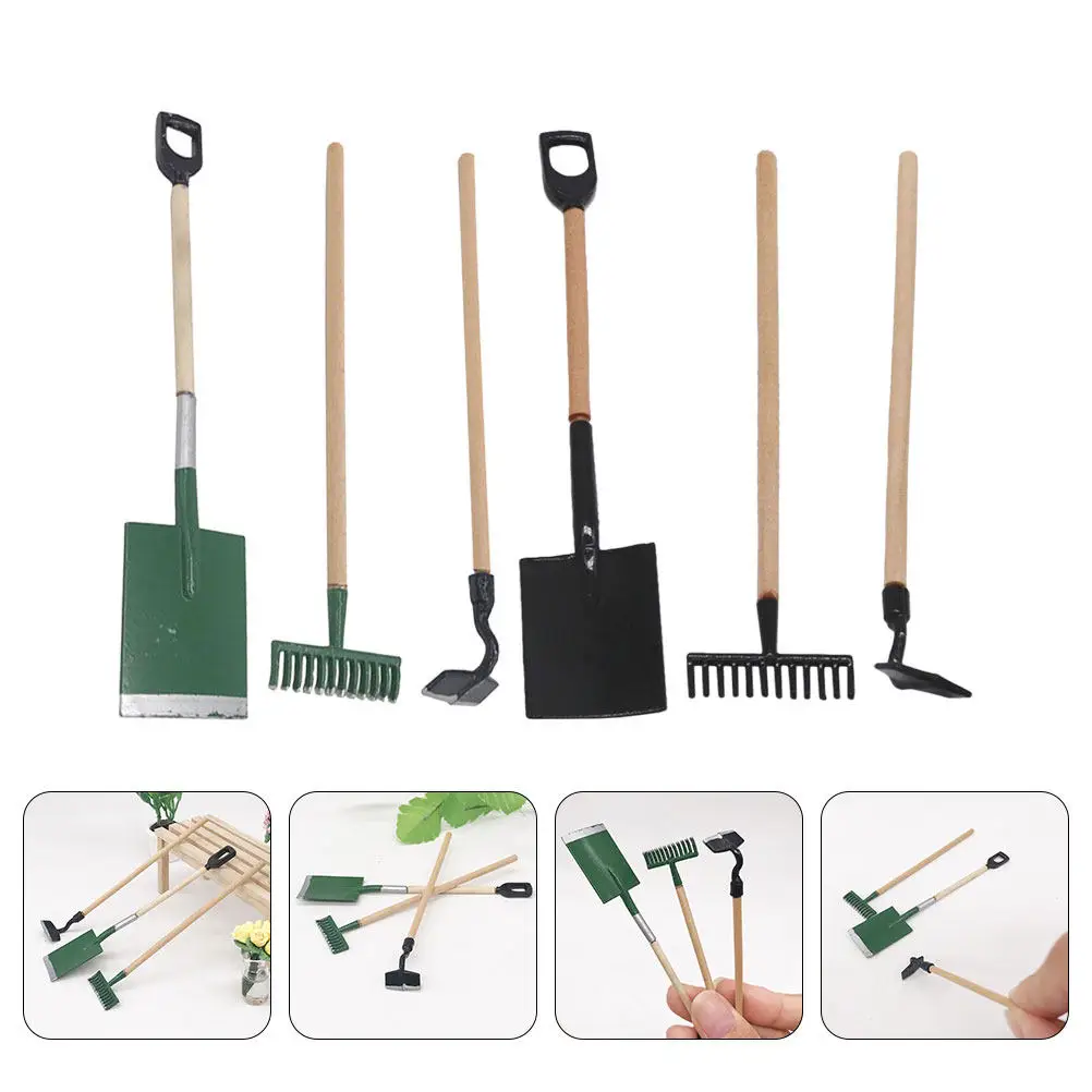 2Sets Interesting Miniature Stuff for Mini House Landscaping Decorative Mini Garden Tools Set Realistic Dollhouse Accessories
2Sets Interesting Miniature Stuff for Mini House Landscaping Decorative Mini Garden Tools Set Realistic Dollhouse Accessories