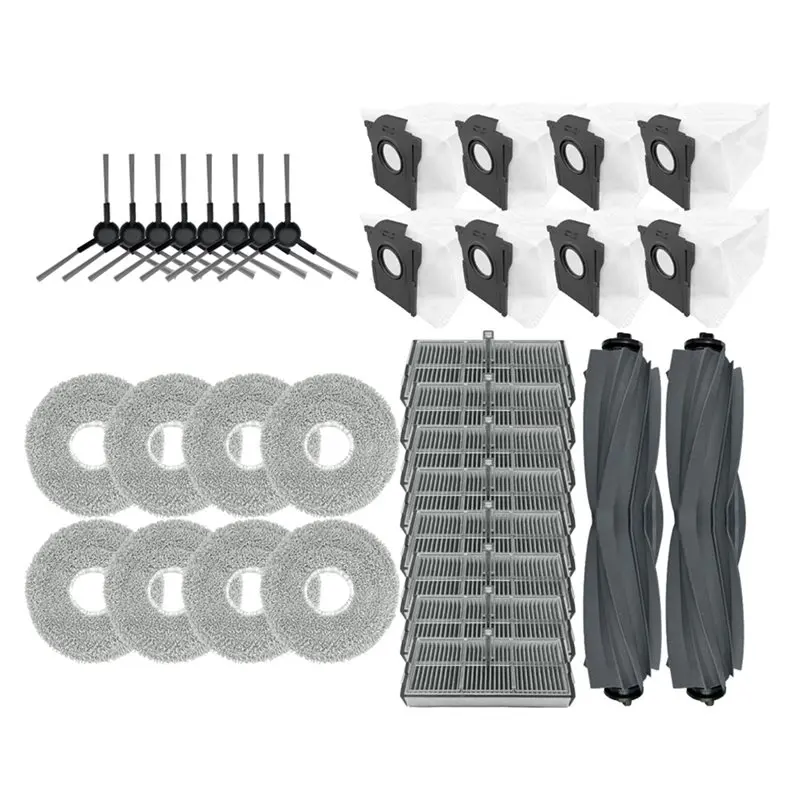 Для Dreame L40 Ultra AE/Mreame D20 Ultra Запчасти Основная боковая щетка Hepa-фильтр Швабра Тканевый мешок для пыли Аксессуары
Для Dreame L40 Ultra AE/Mreame D20 Ultra Запчасти Основная боковая щетка Hepa-фильтр Швабра Тканевый мешок для пыли Аксессуары