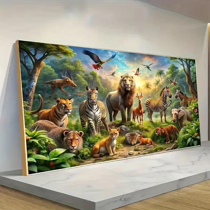 Diamond Mosaic Grassland Animals Lion Tiger Diy Diamond Art Paintings Full Square Round Jewelry Cross Stitch Home Decor Big Size
Diamond Mosaic Grassland Animals Lion Tiger Diy Diamond Art Paintings Full Square Round Jewelry Cross Stitch Home Decor Big Size