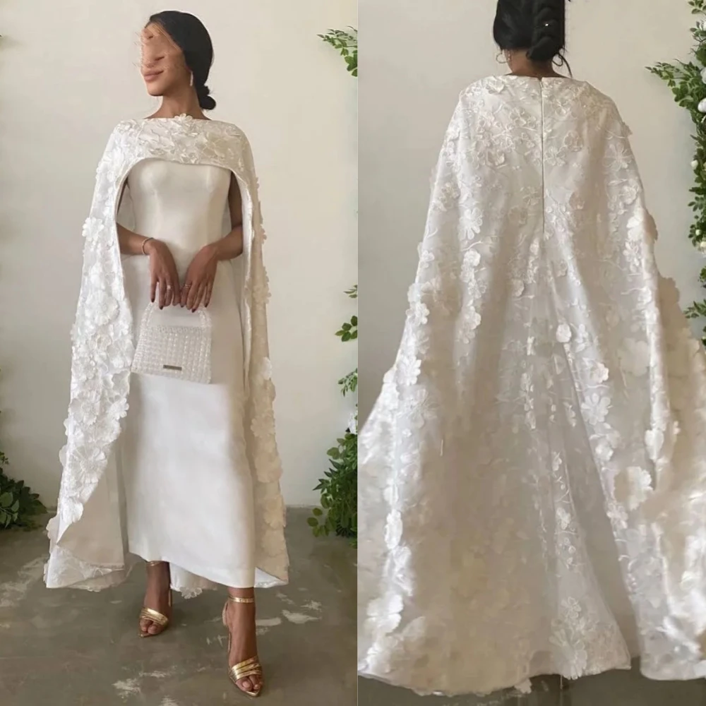 Evening Satin Applique Wedding Party A-line High Collar Bespoke Occasion Gown Midi Dresses Saudi Arabia
Evening Satin Applique Wedding Party A-line High Collar Bespoke Occasion Gown Midi Dresses Saudi Arabia