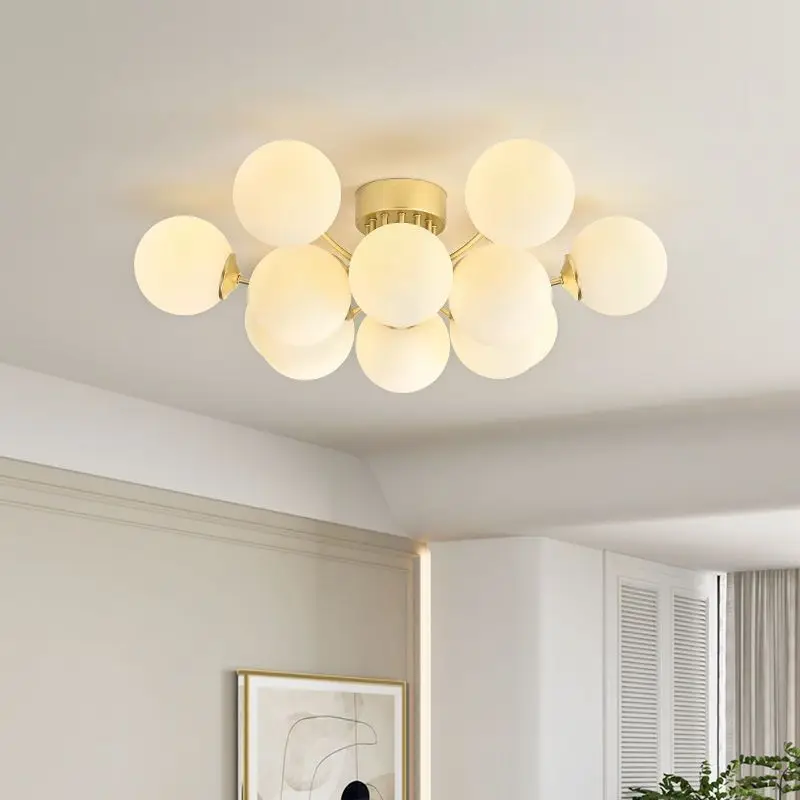 Luxury Magic Bean Ceiling Light Nordic Modern Simple Living Room Light Personalized Creative Warm Dining Owner Bedroom Light
Luxury Magic Bean Ceiling Light Nordic Modern Simple Living Room Light Personalized Creative Warm Dining Owner Bedroom Light
