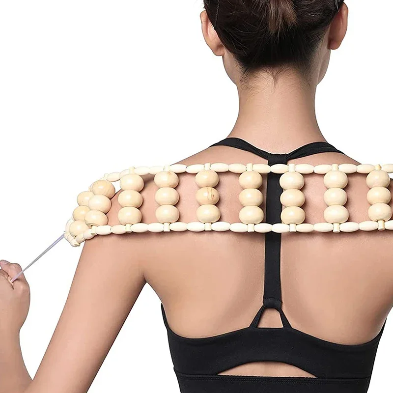 Wood Back Massage Roller Rope Body Shaping Cellulite Massage Tools Self Massage Tools for Neck Leg Back Pain Relief Body Care
Wood Back Massage Roller Rope Body Shaping Cellulite Massage Tools Self Massage Tools for Neck Leg Back Pain Relief Body Care