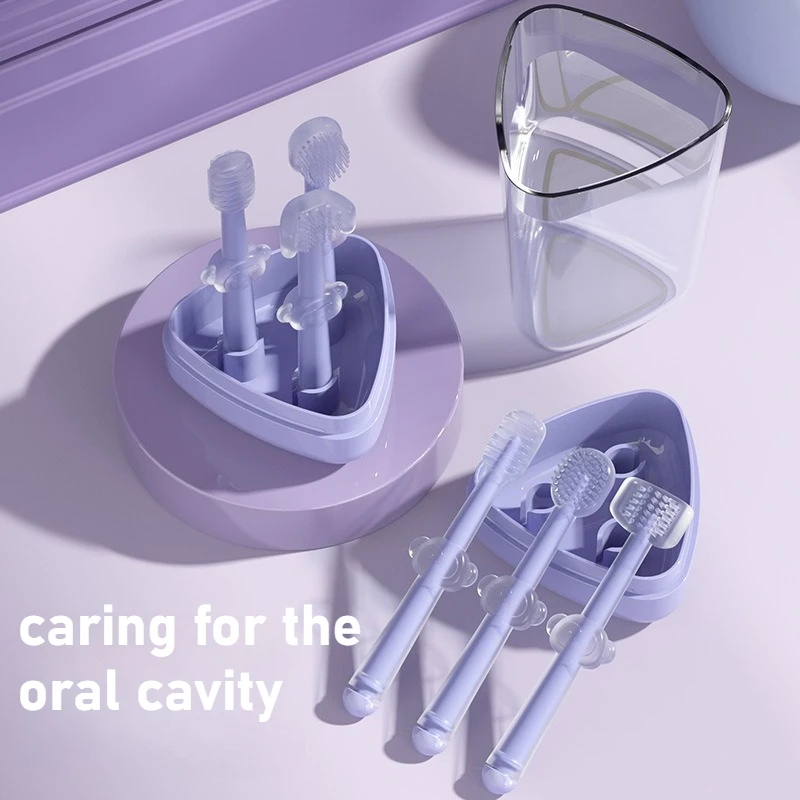 Children's Toothbrush Infant Baby Silicone Deciduous Teeth Toothbrush Oral Tongue Cleaner with PP Mouthwash Cup Tooth Brush
Children's Toothbrush Infant Baby Silicone Deciduous Teeth Toothbrush Oral Tongue Cleaner with PP Mouthwash Cup Tooth Brush