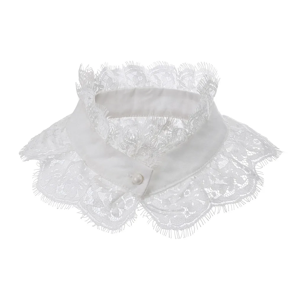 Изысканный цветочный съемный воротник-накидка, мягкий воротник-шаль из искусственного кружева, съемное кружевное декоративное полотно для горловины, аксессуары для одежды
Изысканный цветочный съемный воротник-накидка, мягкий воротник-шаль из искусственного кружева, съемное кружевное декоративное полотно для горловины, аксессуары для одежды