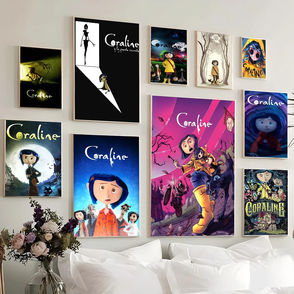CoralineS Poster Anime Classic Movie Posters Waterproof Paper Sticker Coffee House Bar Decor Art Wall Stickers
CoralineS Poster Anime Classic Movie Posters Waterproof Paper Sticker Coffee House Bar Decor Art Wall Stickers