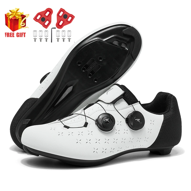 Велотуфли для скоростного велоспорта мужские, для шоссейных велосипедов, с креплениями SPD, для плоских педалей, мужская уличная велосипедная обувь, белые
Велотуфли для скоростного велоспорта мужские, для шоссейных велосипедов, с креплениями SPD, для плоских педалей, мужская уличная велосипедная обувь, белые