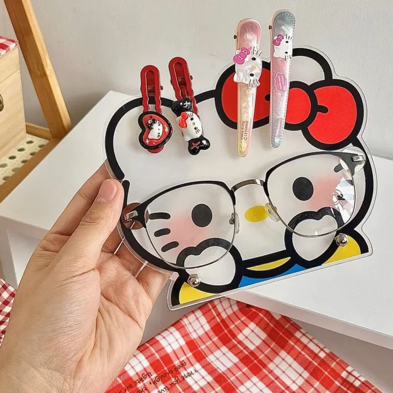 Hello Kitty Glasses Rack Cute Sunglasses Display Stand Hair Clip Storage Rack Exquisite Desktop Decorations
Hello Kitty Glasses Rack Cute Sunglasses Display Stand Hair Clip Storage Rack Exquisite Desktop Decorations