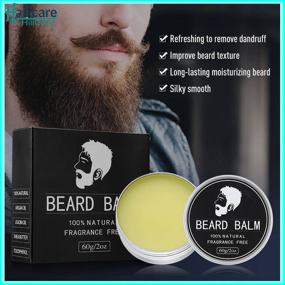 60g Beard Balm For Men Facial Hair Beard Growth Wax Moisturizing Smoothing Beard Styling Professional Care Cream Skin Care
60g Beard Balm For Men Facial Hair Beard Growth Wax Moisturizing Smoothing Beard Styling Professional Care Cream Skin Care