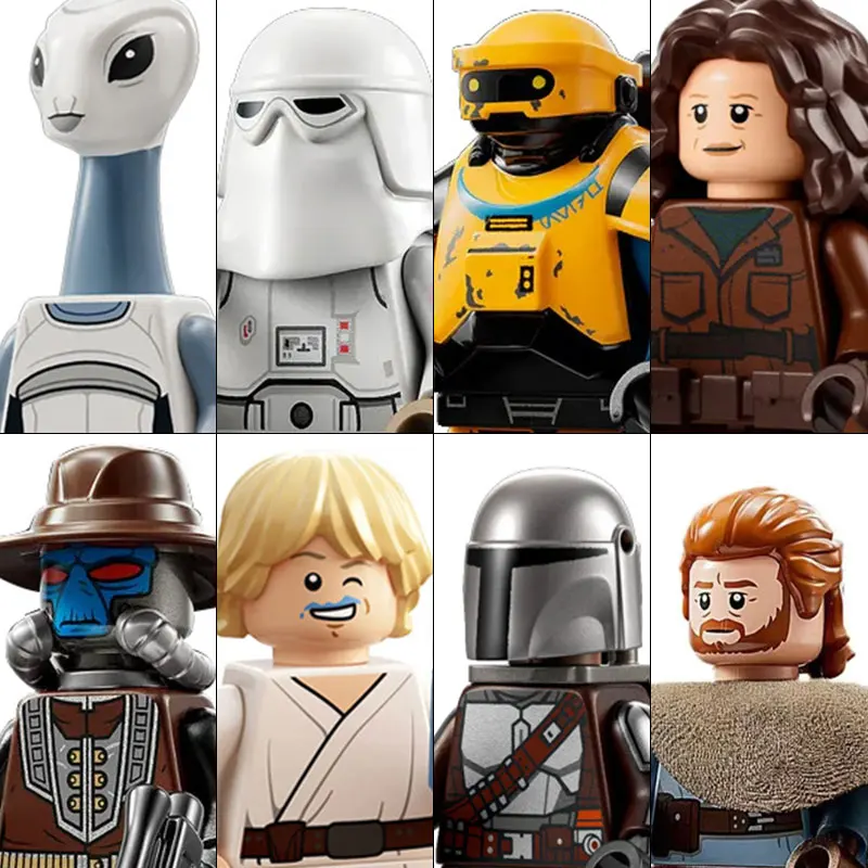 Star Building Blocks Rey Luke Skywalker Ahsoka Darth Vader Boba Fett Yoda Ahsoka Tano Rex Bricks Mini Action Toy Figures Kid Toy
Star Building Blocks Rey Luke Skywalker Ahsoka Darth Vader Boba Fett Yoda Ahsoka Tano Rex Bricks Mini Action Toy Figures Kid Toy