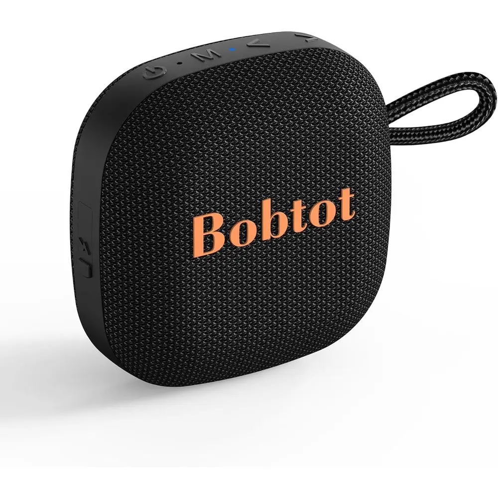 Compact Waterproof Bluetooth Speaker with 16H Playtime, Stereo Sound, TWS, Built-in Mic, Portable with Lanyard, Black
Compact Waterproof Bluetooth Speaker with 16H Playtime, Stereo Sound, TWS, Built-in Mic, Portable with Lanyard, Black