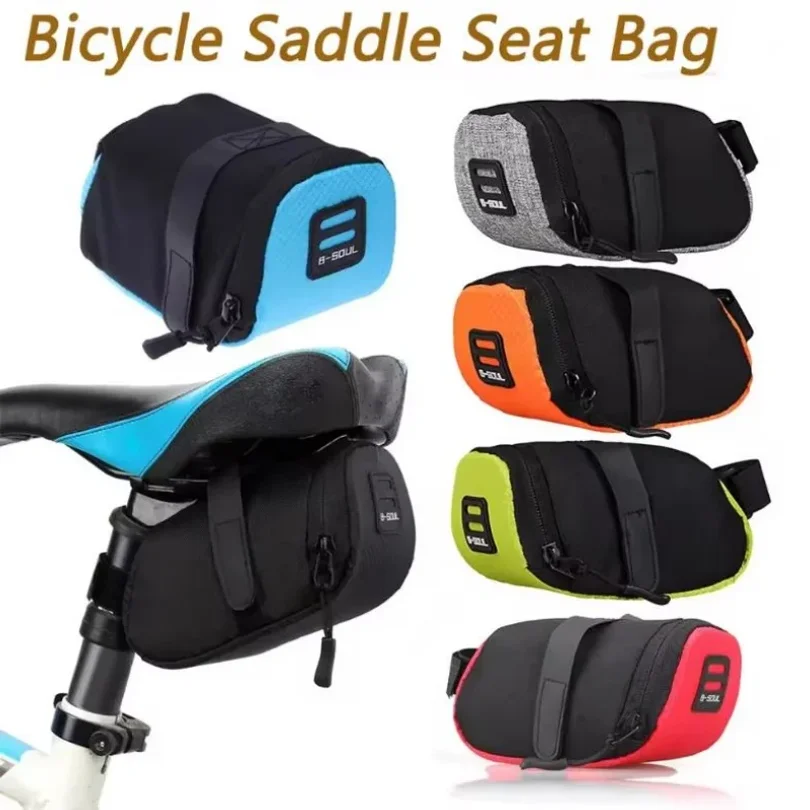 Portable MTB Bicycle Saddle Bag Reflective Bike Saddle Storage Seat Rear Tool Pouch Pack Pannier Bag Saddle Cycling Accessories
Portable MTB Bicycle Saddle Bag Reflective Bike Saddle Storage Seat Rear Tool Pouch Pack Pannier Bag Saddle Cycling Accessories