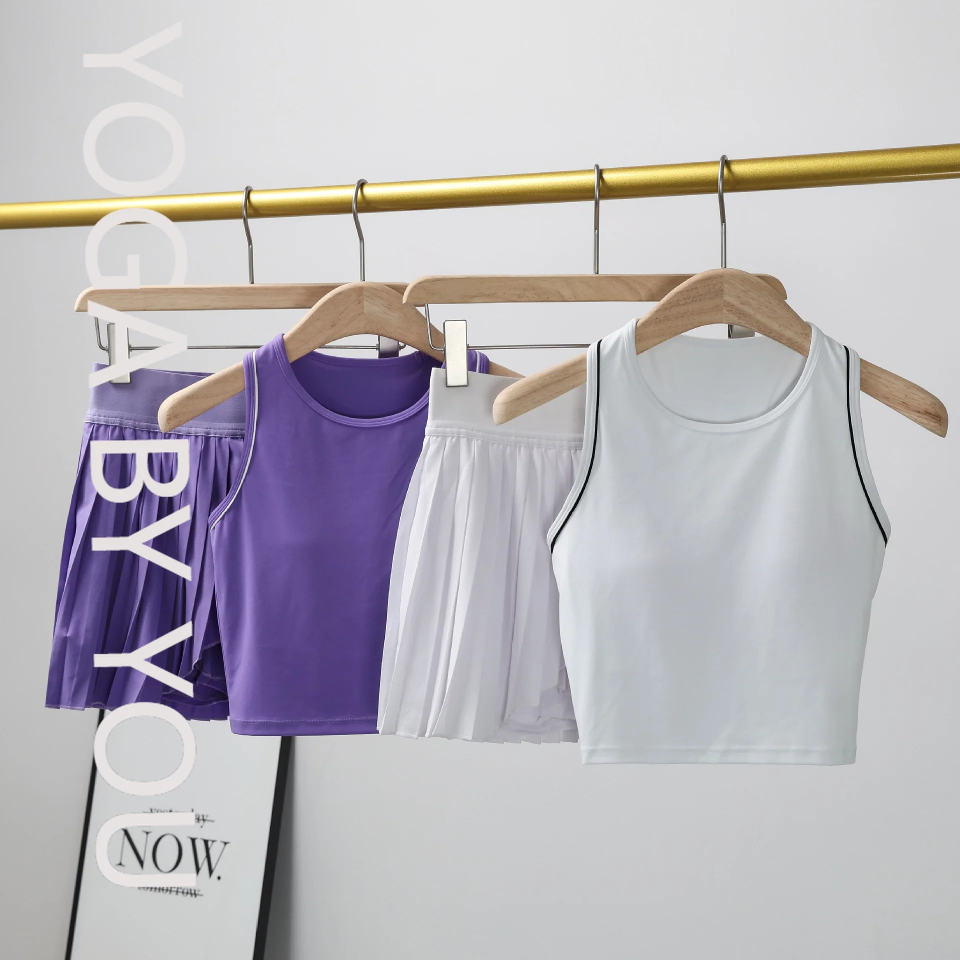 Pilates Sports Suit Morning Running Quick Drying Fitness Anti-light Tennis Skirt with Chest Pad Sleeveless Yoga Vest Summer 2025
Pilates Sports Suit Morning Running Quick Drying Fitness Anti-light Tennis Skirt with Chest Pad Sleeveless Yoga Vest Summer 2025