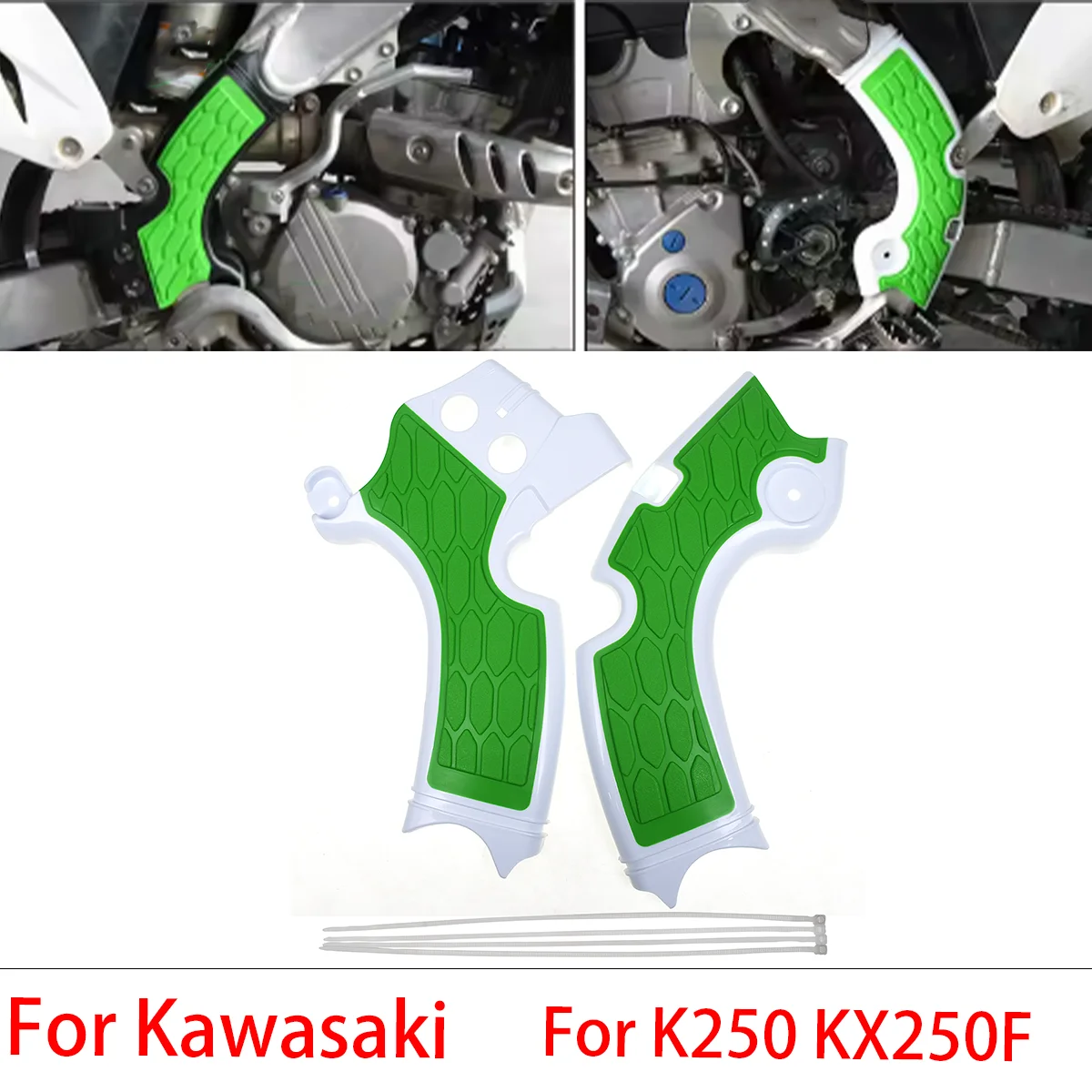 OTOM X-Grip Frame Guards Left Right Set For Kawasaki KX250F 2015-2018 Motocross Frame Protection Plastic Kit
OTOM X-Grip Frame Guards Left Right Set For Kawasaki KX250F 2015-2018 Motocross Frame Protection Plastic Kit